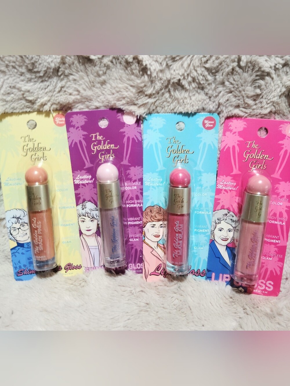 BUNDLE OF 4!! The Golden Girls Lip glosses. NEW!!